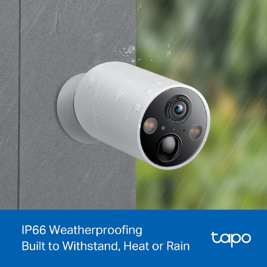 TP-Link Tapo C425 Smart Wire-Free 2K QHD Battery Security Camera with AI Detection