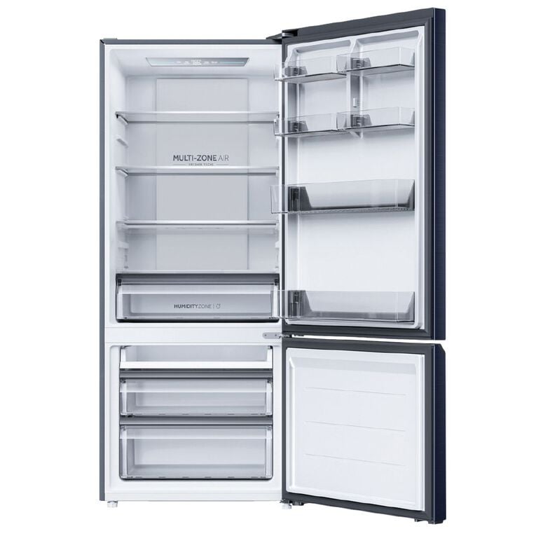 Haier 433L 500 Series Bottom Mount Refrigerator: Black, Energy-Efficient, Multi-Zone Air