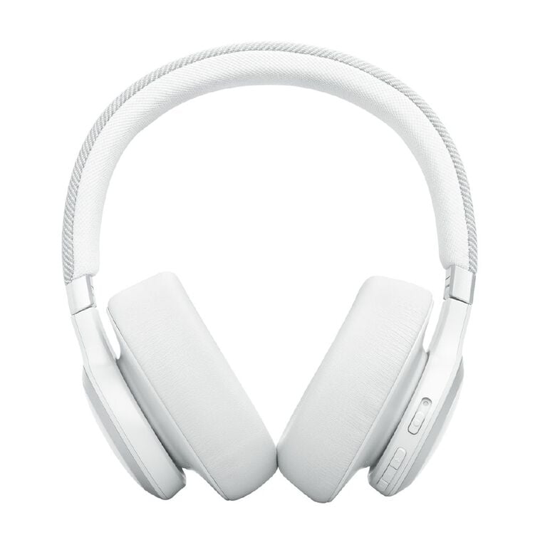 JBL Live 770NC Wireless Over-Ear Headphones: Adaptive Noise Cancelling, White