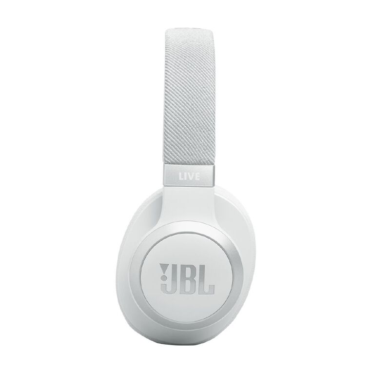JBL Live 770NC Wireless Over-Ear Headphones: Adaptive Noise Cancelling, White
