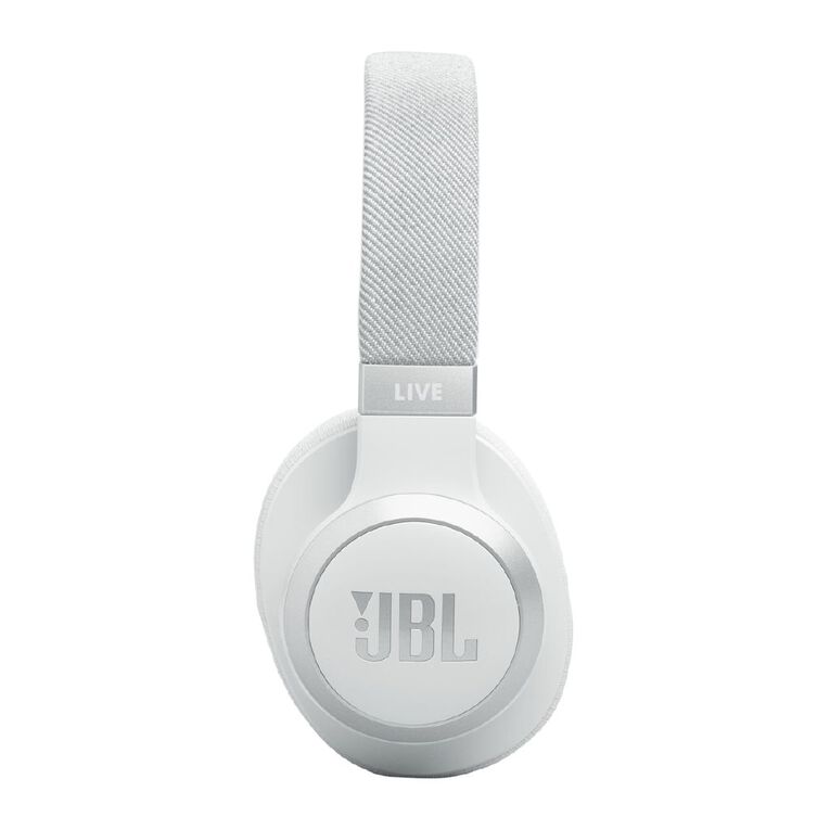 JBL Live 770NC Wireless Over-Ear Headphones: Adaptive Noise Cancelling, White