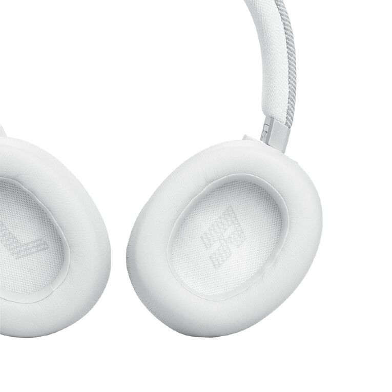 JBL Live 770NC Wireless Over-Ear Headphones: Adaptive Noise Cancelling, White