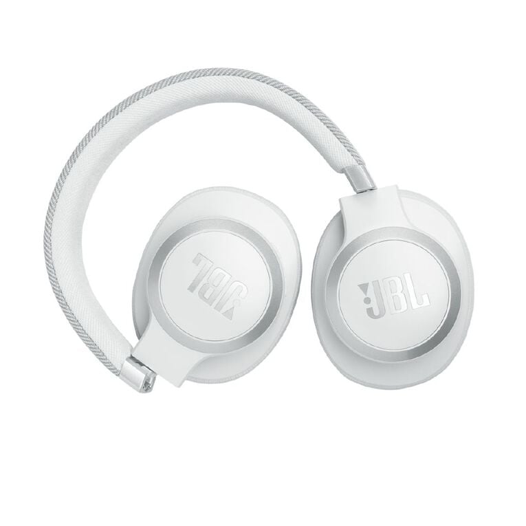 JBL Live 770NC Wireless Over-Ear Headphones: Adaptive Noise Cancelling, White