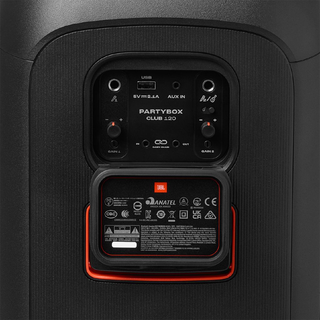 JBL PartyBox Club 120 Portable Speaker: Powerful Sound, Dynamic Lights, 12-Hour Playtime