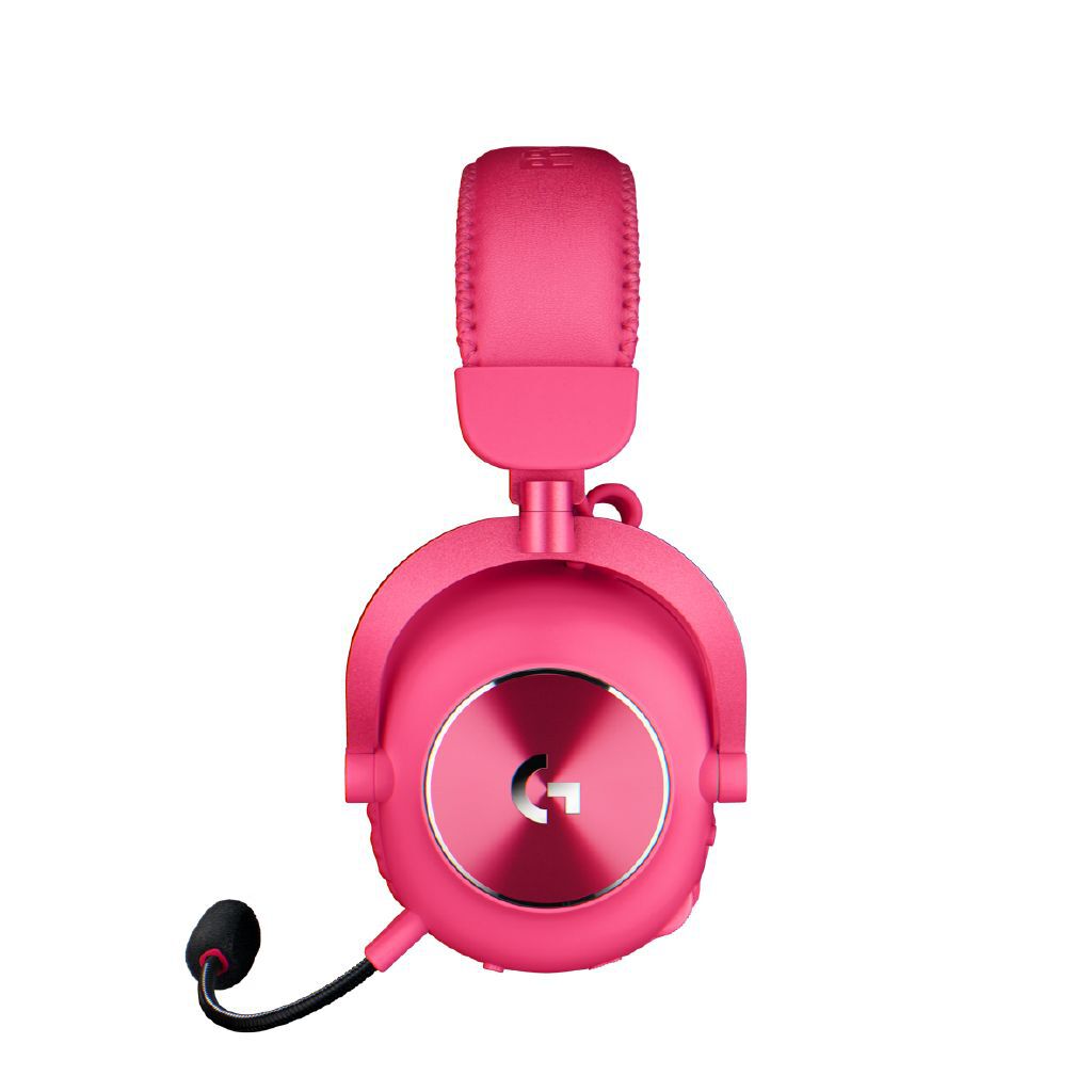 Logitech G PRO X 2 LIGHTSPEED Magenta Wireless Gaming Headset: Elite Graphene Audio