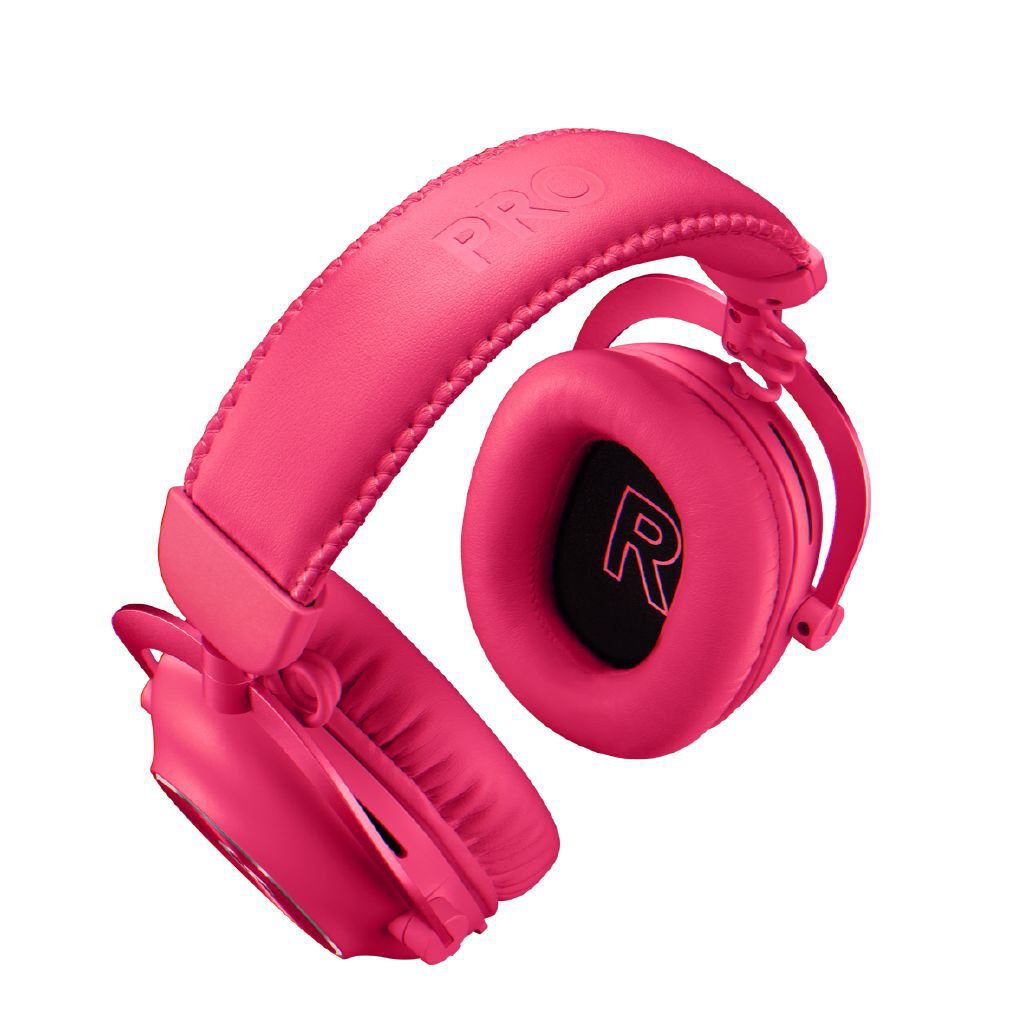Logitech G PRO X 2 LIGHTSPEED Magenta Wireless Gaming Headset: Elite Graphene Audio