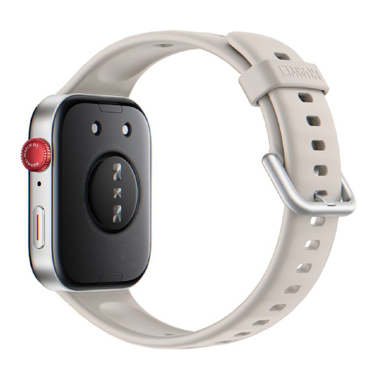 Huawei Watch Fit 3 Moon White: Sleek Smartwatch with AMOLED Display, GPS & 10-Day Battery