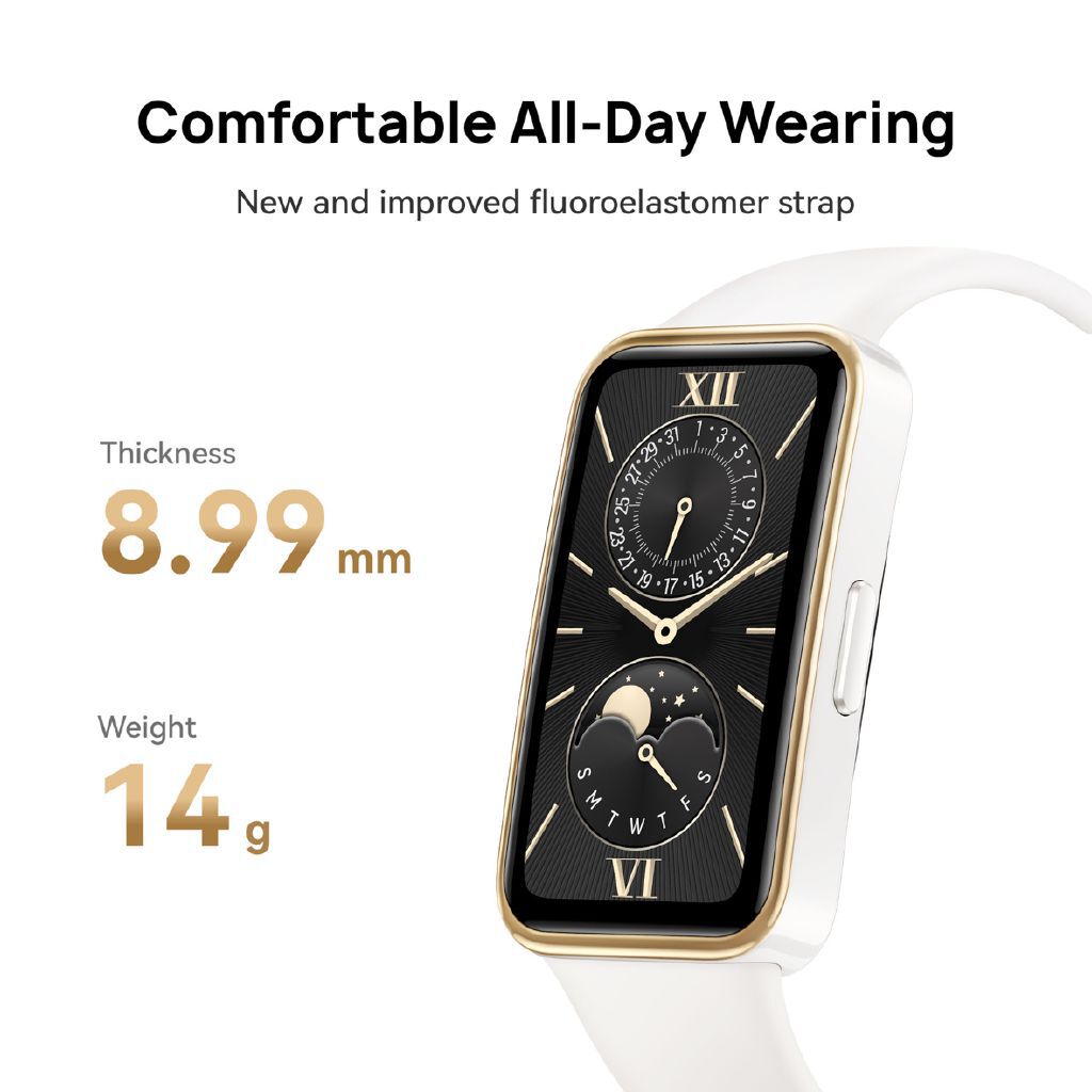Huawei Band 9 Lemon Yellow Smart Fitness Tracker with AMOLED Display, Health Monitoring, Long Battery Life