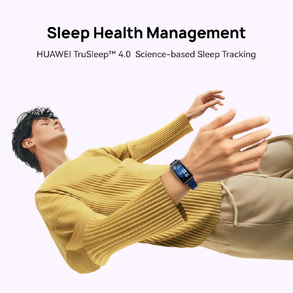 Huawei Band 9 Lemon Yellow Smart Fitness Tracker with AMOLED Display, Health Monitoring, Long Battery Life