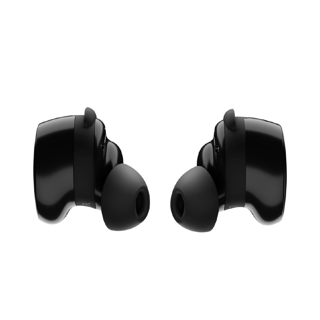 Bose QuietComfort Wireless Noise Cancelling Earbuds - Black, Immersive Audio, 9-Hour Battery
