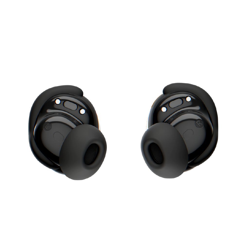 Bose QuietComfort Wireless Noise Cancelling Earbuds - Black, Immersive Audio, 9-Hour Battery
