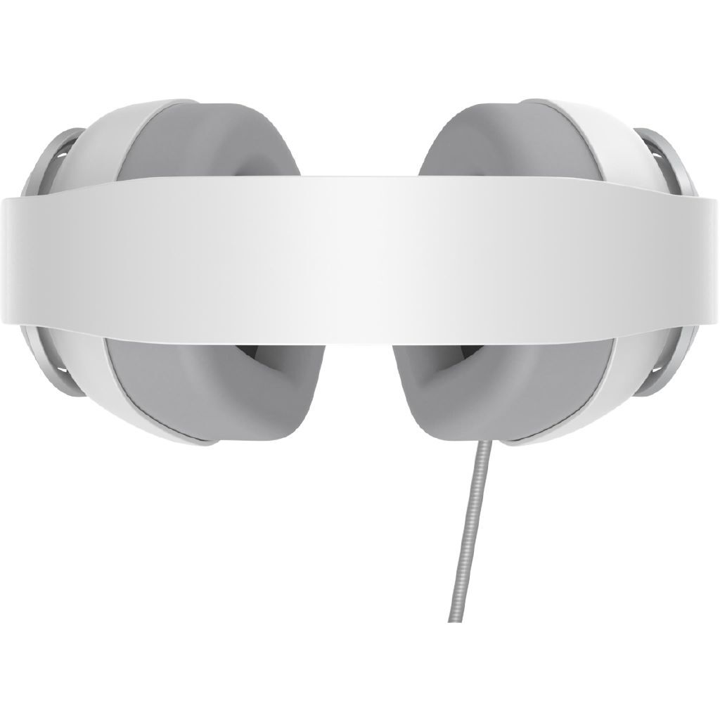 Playmax MX1 Pro Wired Gaming Headset - White, Crisp Stereo Sound, Detachable Microphone