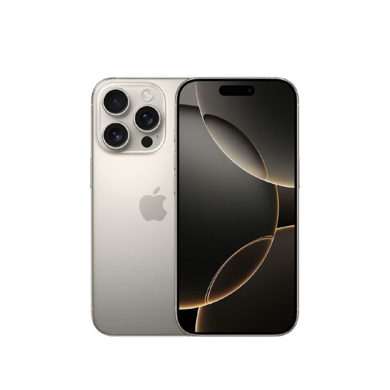 Apple iPhone 16 Pro 128GB Natural Titanium - A18 Pro, 48MP Camera, iOS 18