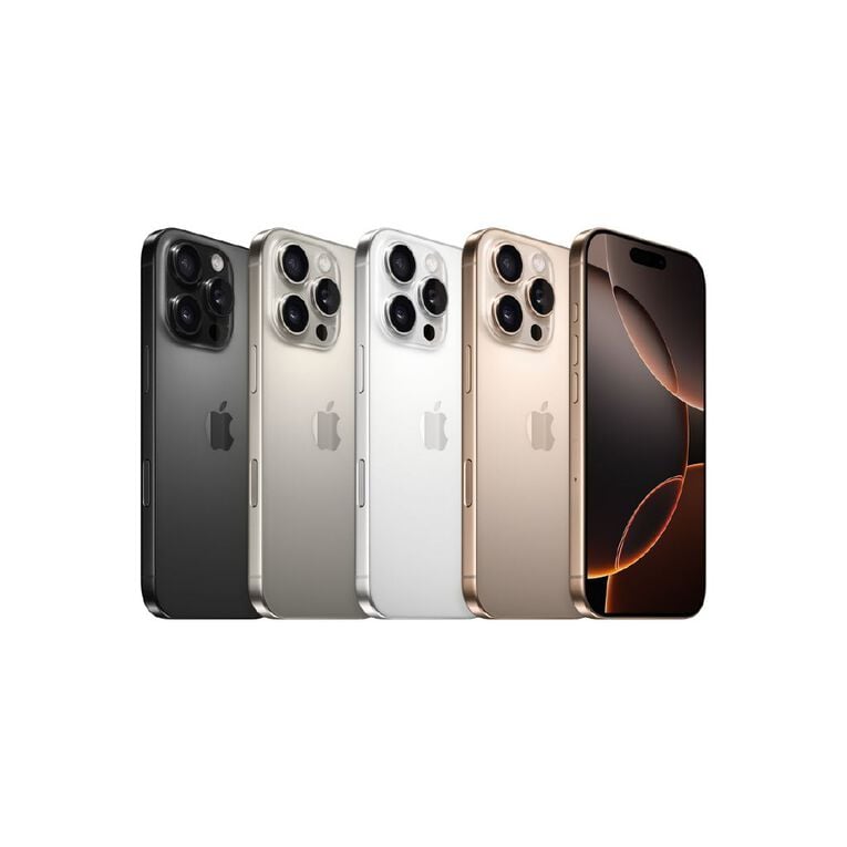 Apple iPhone 16 Pro 128GB Natural Titanium - A18 Pro, 48MP Camera, iOS 18