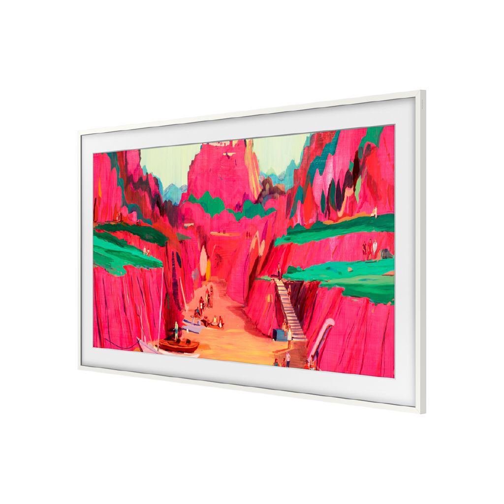 Samsung 85-inch The Frame TV White Magnetic Customizable Bezel Accessory