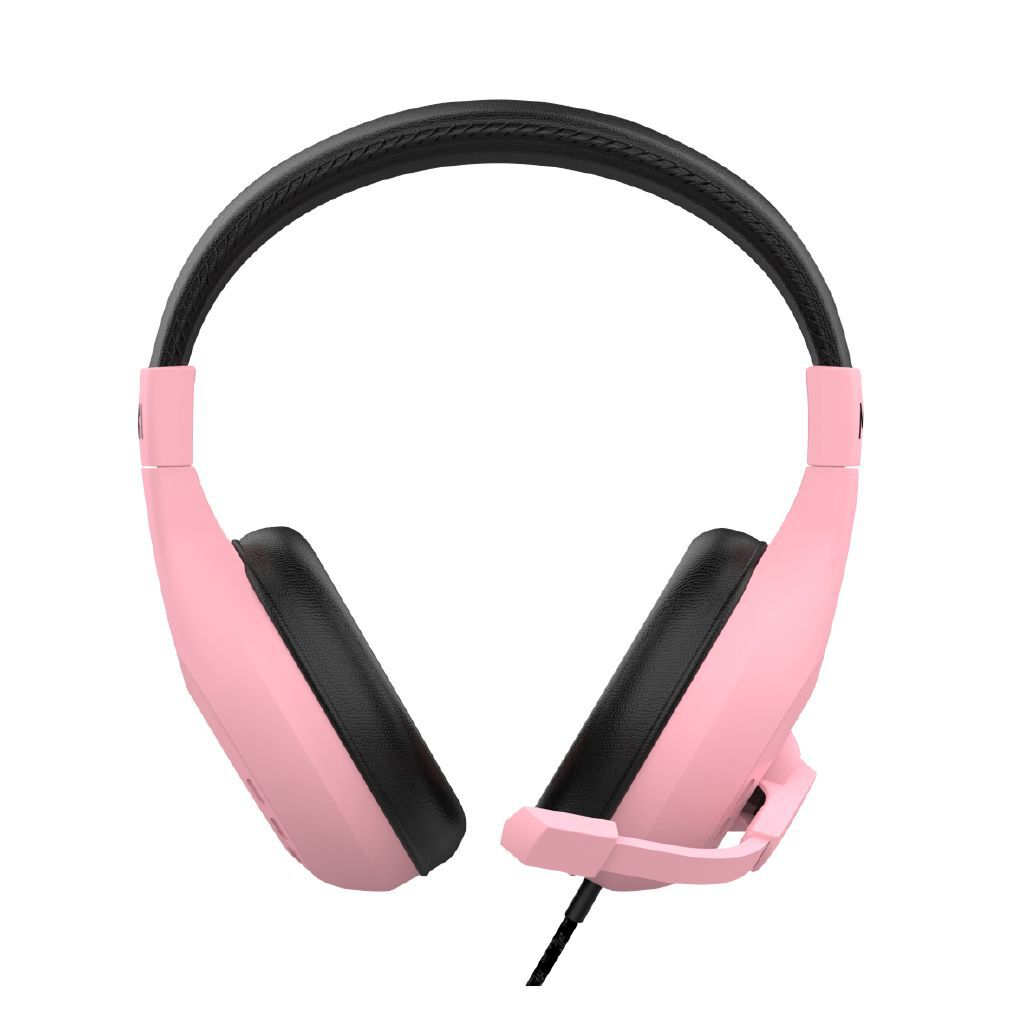 Playmax MX1 Pink Universal Gaming Headset: Multi-Platform, Stereo Sound & Adjustable Mic