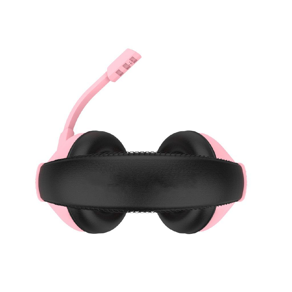 Playmax MX1 Pink Universal Gaming Headset: Multi-Platform, Stereo Sound & Adjustable Mic