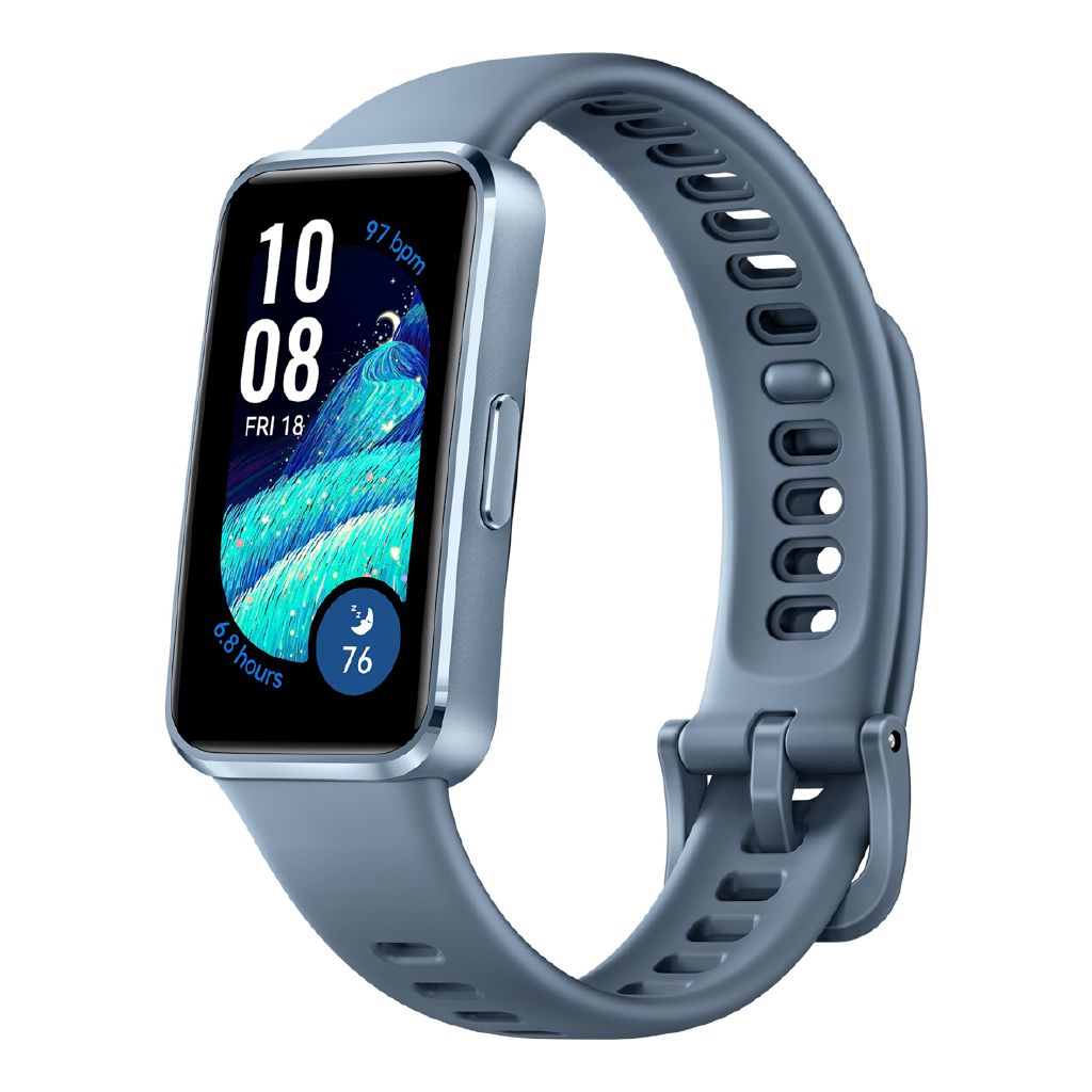 Huawei Band 10 Blue AI Smartwatch: Fitness, Sleep, Wellbeing, 14-Day Battery Life