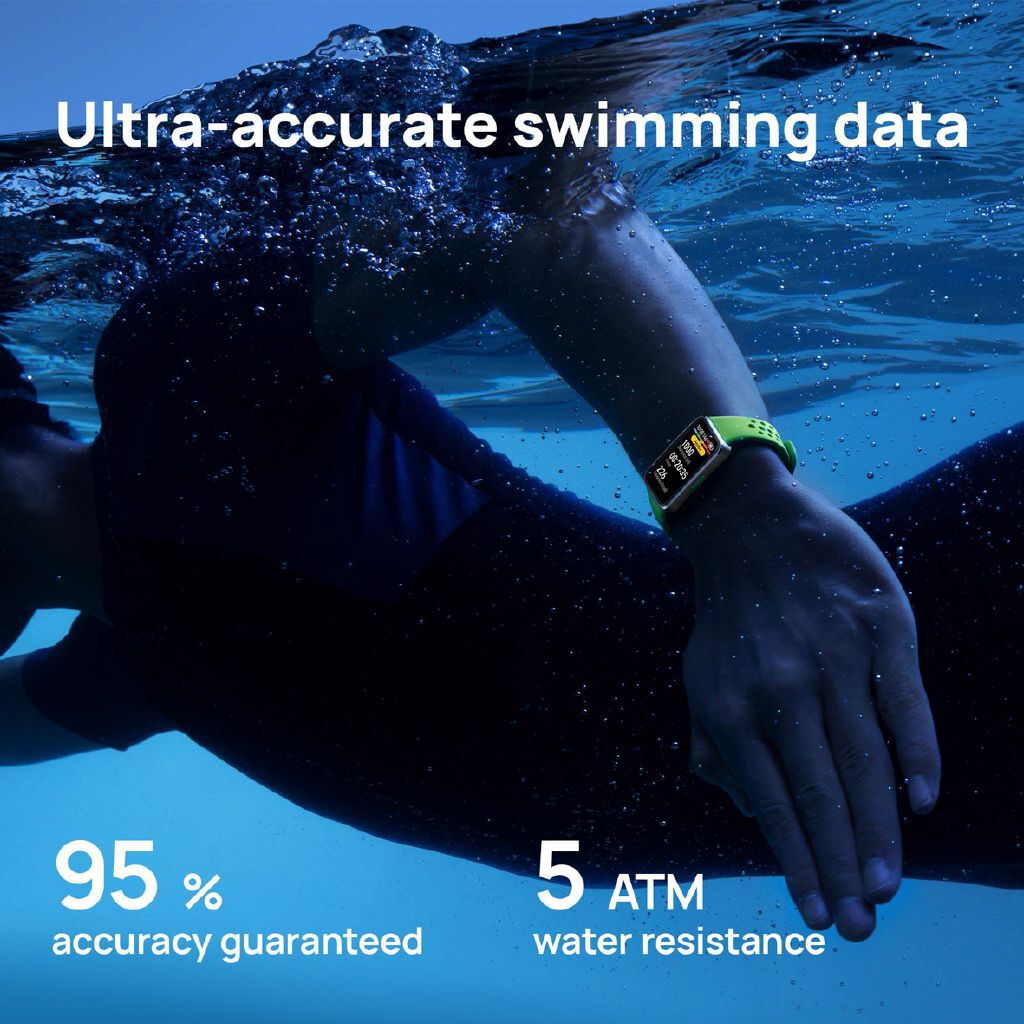 Huawei Band 10 Blue AI Smartwatch: Fitness, Sleep, Wellbeing, 14-Day Battery Life