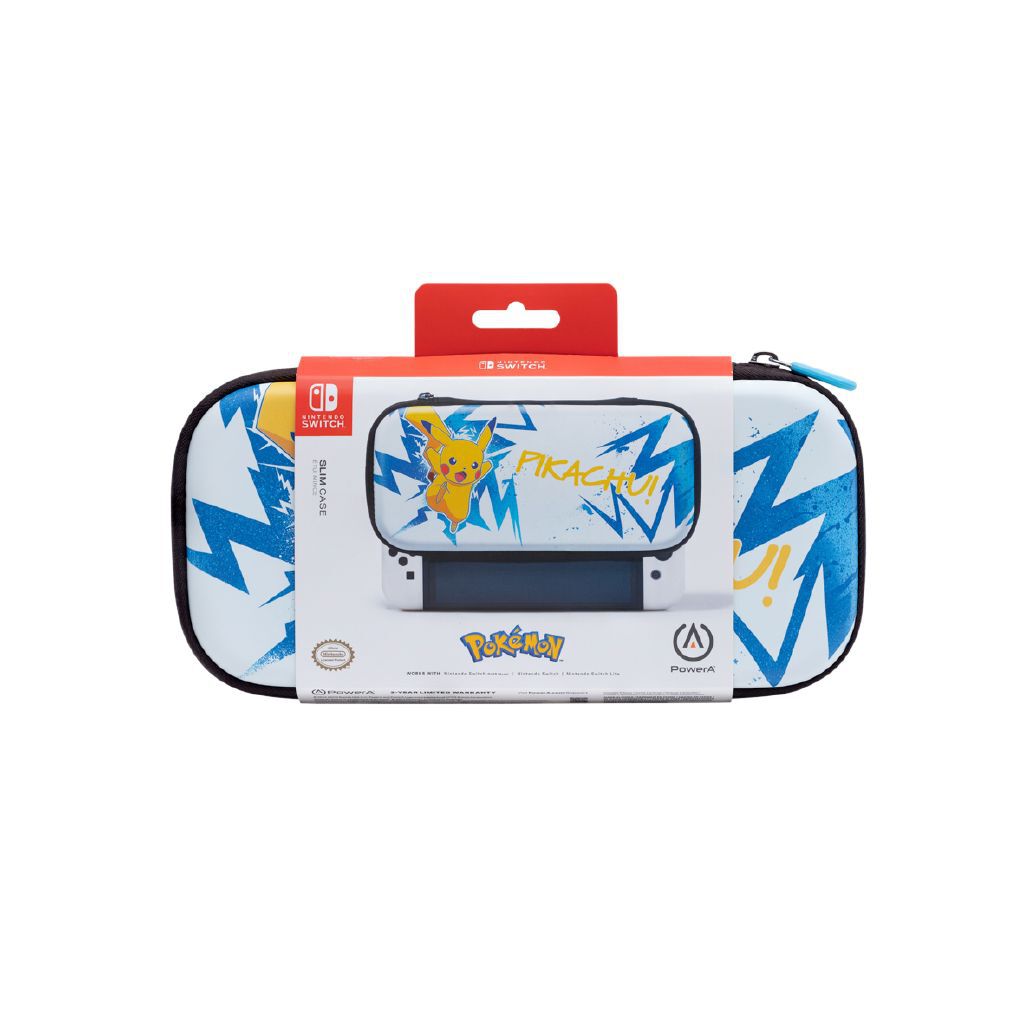 PowerA Slim Pikachu High Voltage Nintendo Switch Protective Travel Case