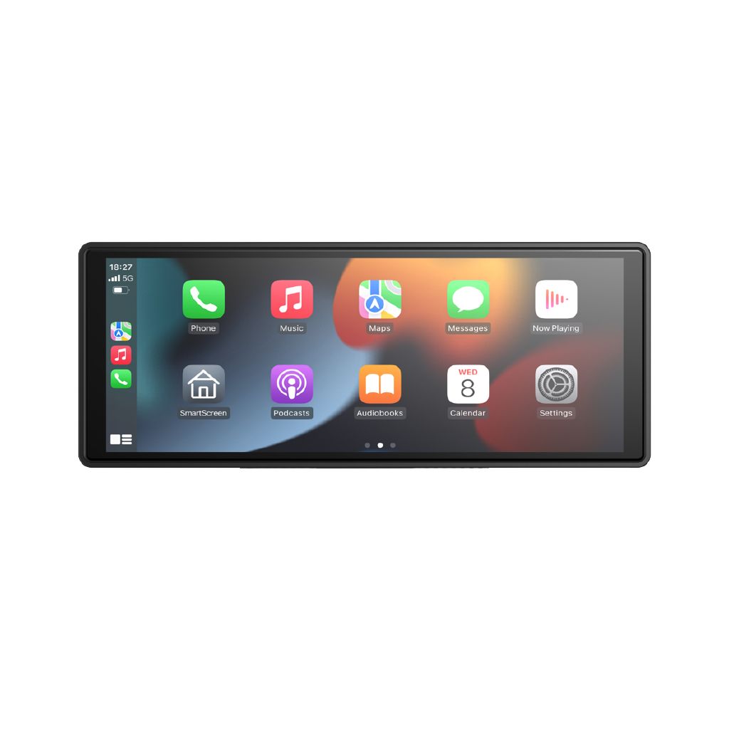 Laser Wireless CarPlay Android Auto 10-inch Portable Multimedia Screen