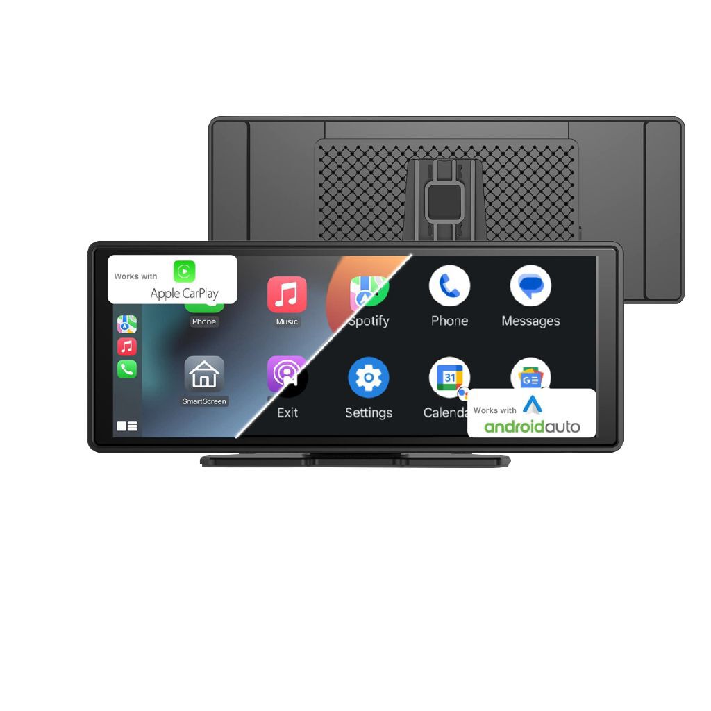 Laser Wireless CarPlay Android Auto 10-inch Portable Multimedia Screen