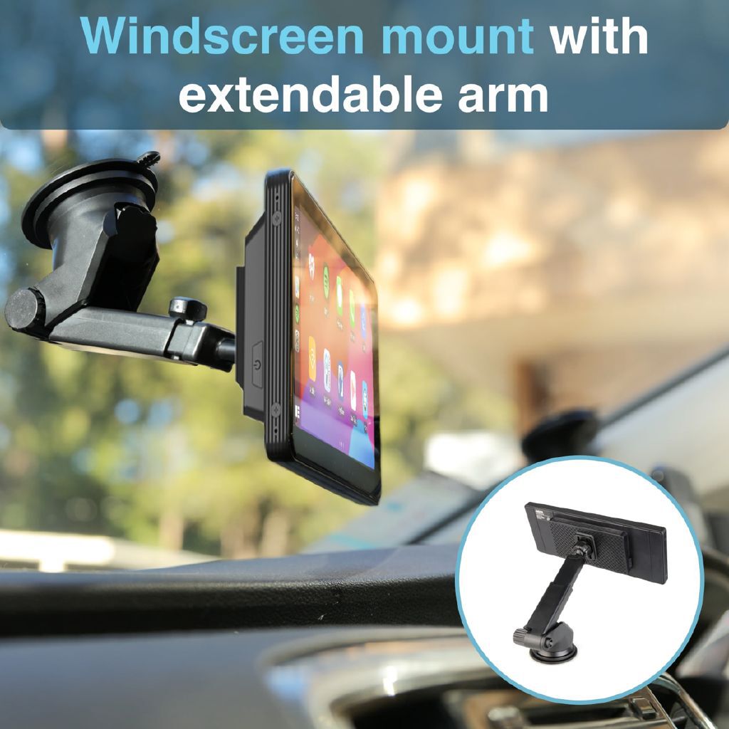 Laser Wireless CarPlay Android Auto 10-inch Portable Multimedia Screen