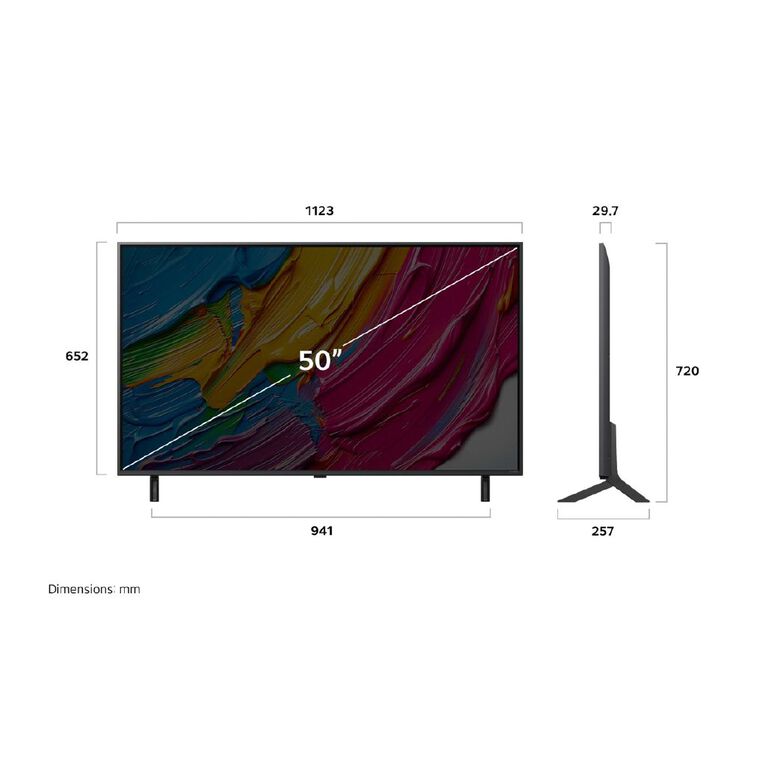 LG 50 Inch QNED80A AI LED UHD 4K Smart TV