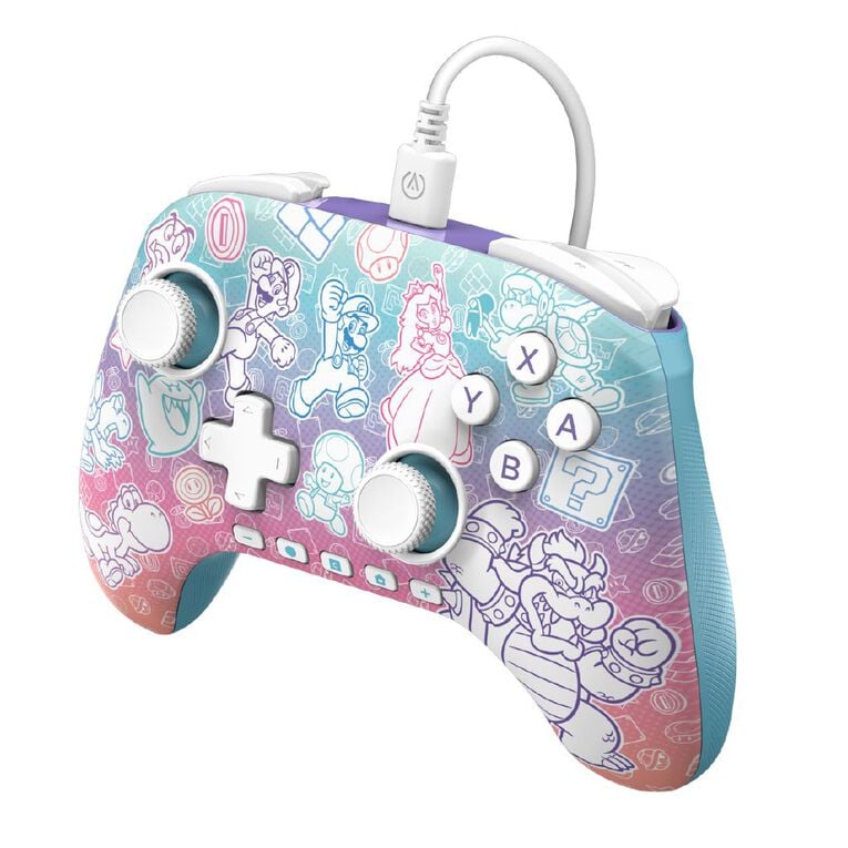 PowerA Advanced Wired Controller for Nintendo Switch 2 - Mushroom Kingdom