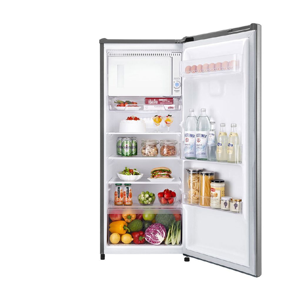 LG 194L Platinum Silver One Door Refrigerator, Efficient Inverter Compressor, Moist Crisper