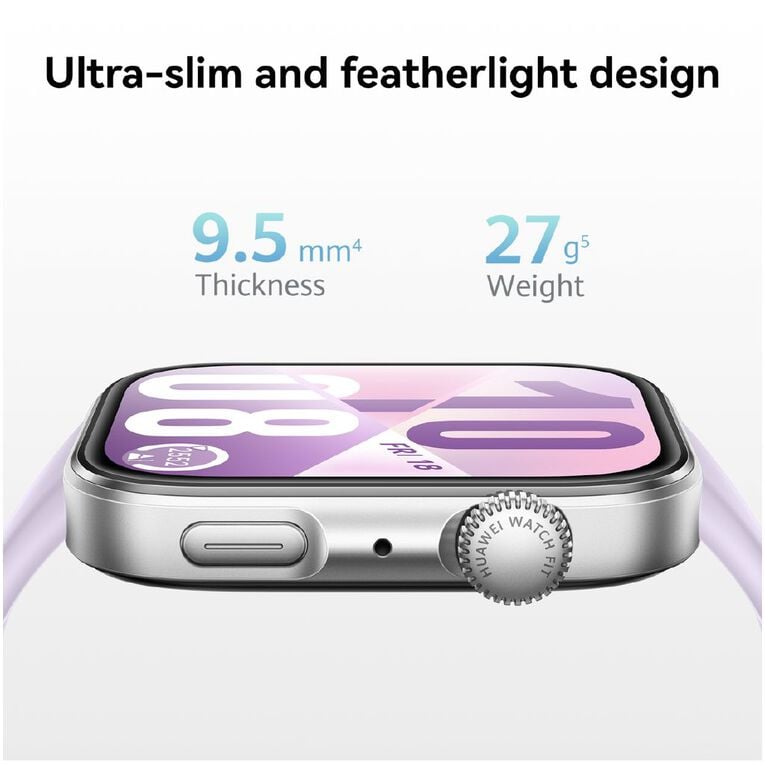Huawei Watch Fit 4 Grey Smartwatch: Advanced Fitness, Dual GPS, 10-Day Battery Life