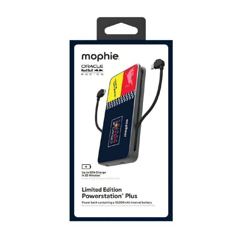 Mophie Powerstation Plus 10K Portable Charger with Integrated Cables