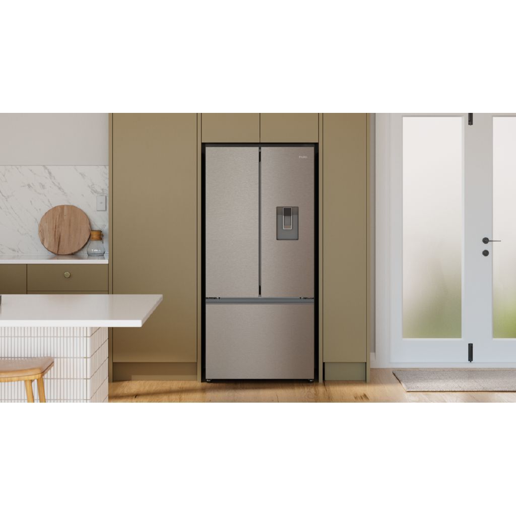 Haier 509L 500 Series French Door Refrigerator with Non-Plumbed Water Dispenser