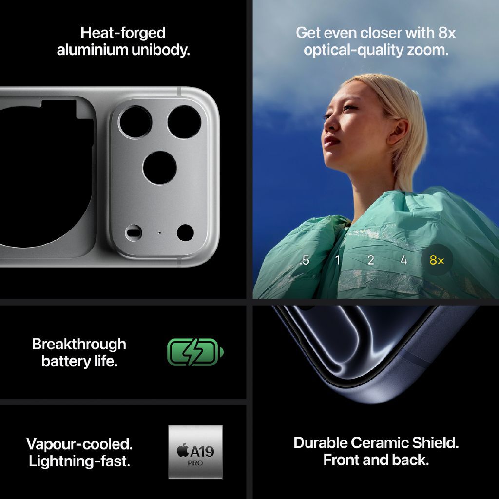 Apple iPhone 17 Pro 256GB Cosmic Orange: A19 Pro Chip, Super Retina XDR