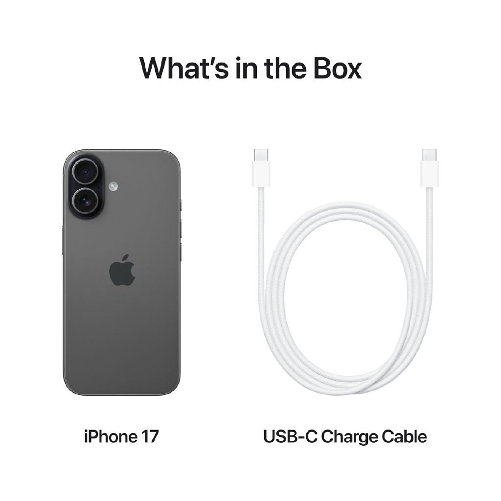 Apple iPhone 17 256GB Black: Advanced A19 Chip, Dual Fusion Camera, Super Retina XDR