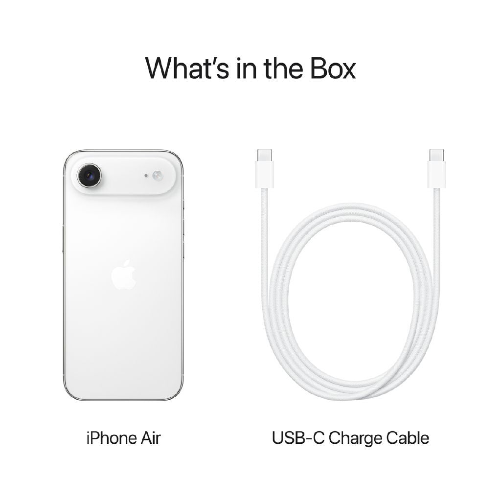 Apple iPhone Air 256GB Cloud White: Ultra-Thin, 6.5-inch XDR Display, 48MP Camera