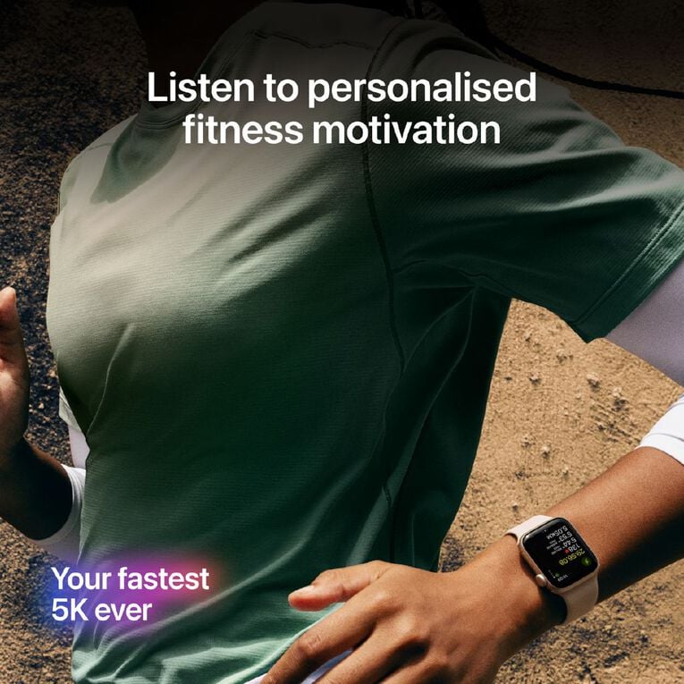 Apple Watch SE 3 GPS 44mm Midnight Aluminum: Health, Fitness & Smart Connectivity