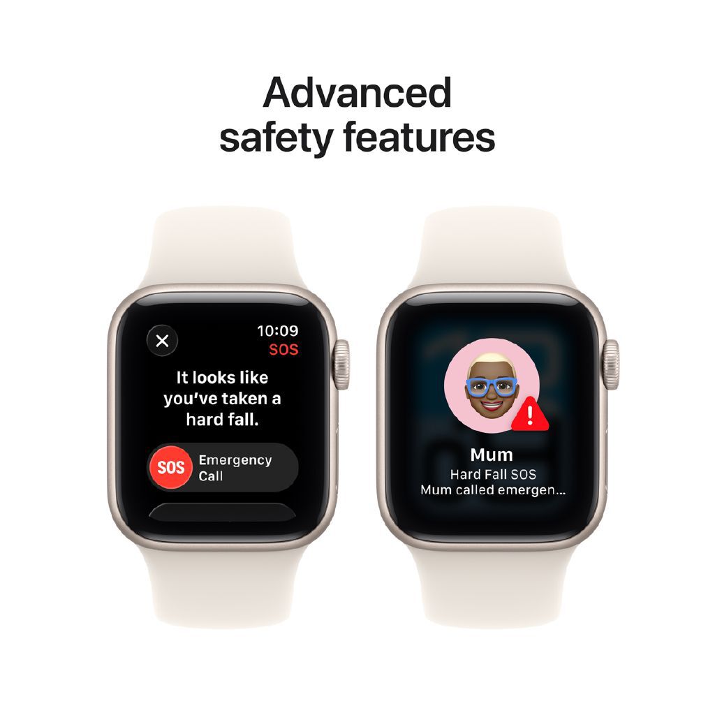 Apple Watch SE 3 Cellular 40mm Starlight Aluminum Case Sport Band M/L