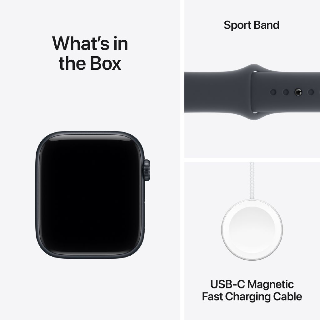 Apple Watch SE 3 Cellular 44mm Midnight Aluminum Sport Band