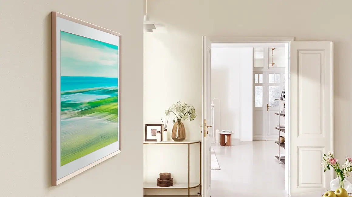Samsung 85-inch The Frame TV White Magnetic Customizable Bezel Accessory