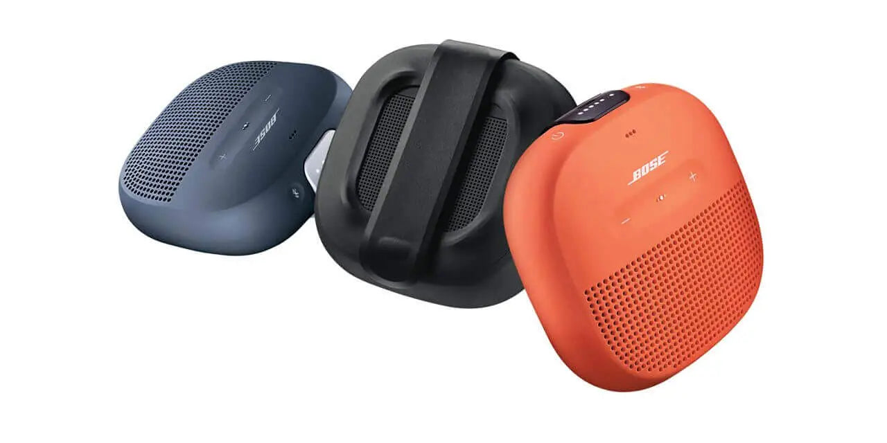 Tiny Bose SoundLink Micro Bluetooth Speaker: Rugged, Waterproof, Portable Black Sound